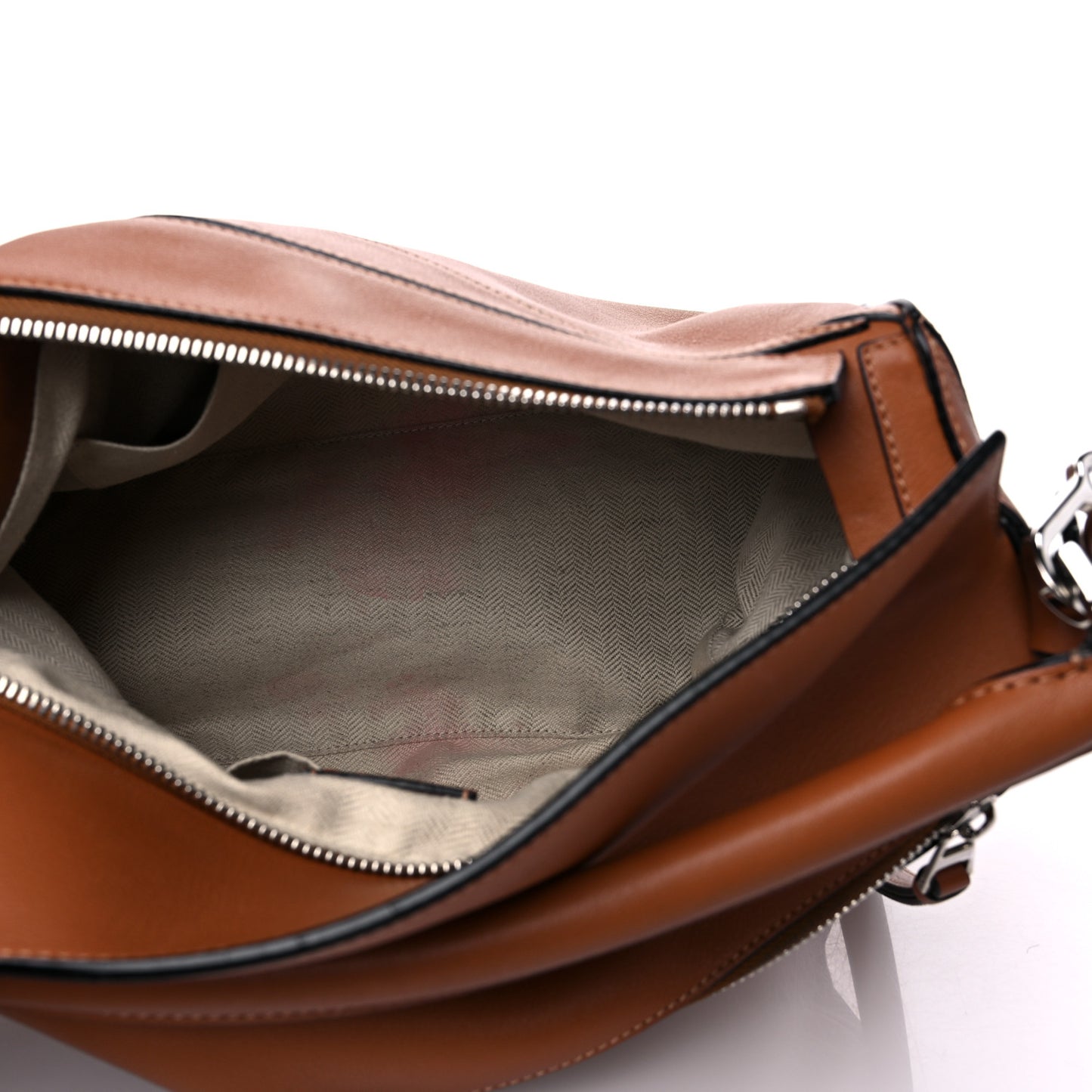 Calfskin Medium Puzzle Bag Tan