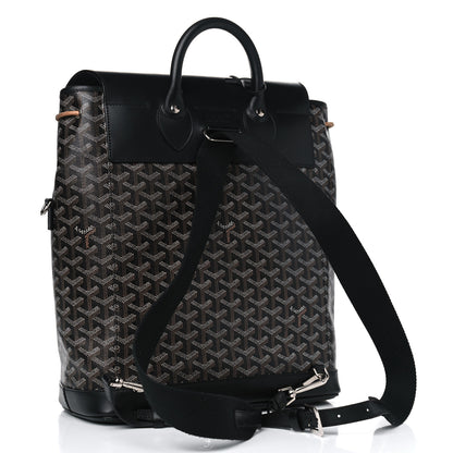 Goyard Goyardine Calfskin Alpin MM Backpack Black 2 of 12