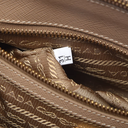 Prada Saffiano Small Galleria Double Zip Tote Sabbia 9 of 12