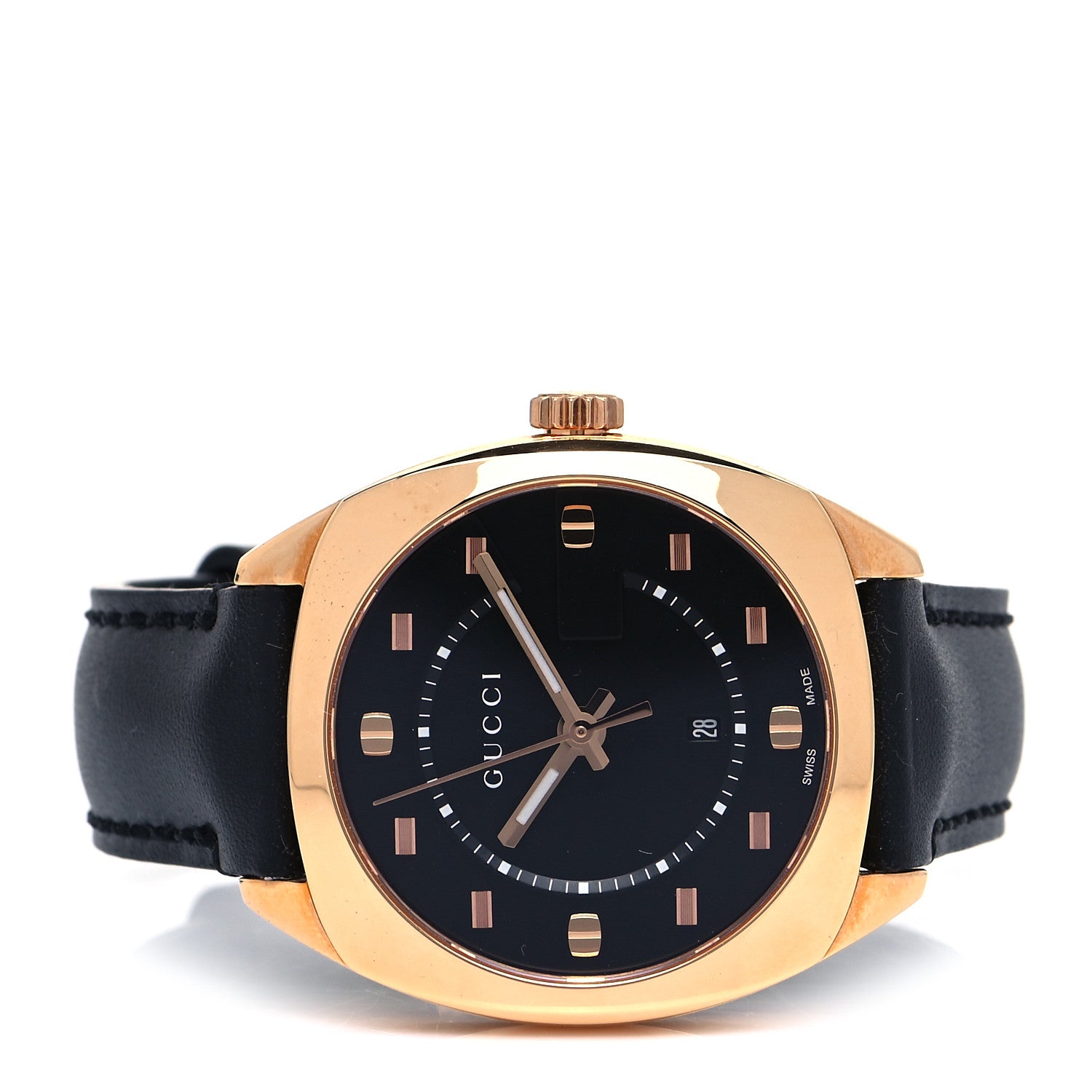 Gucci Stainless Steel Calfskin 36mm GG2570 Watch Black 2 of 5