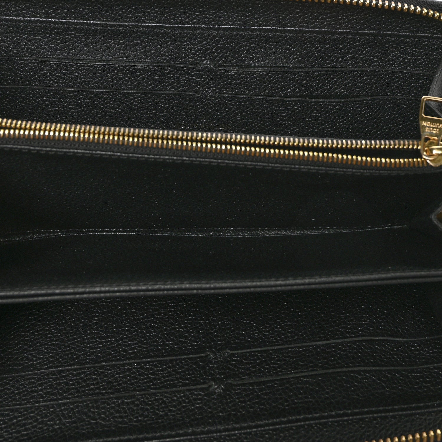 Louis Vuitton Empreinte Zippy Wallet Black 4 of 6