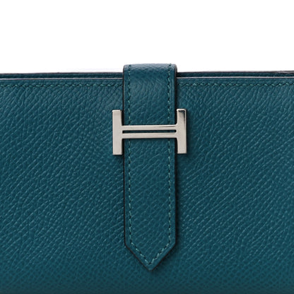 Hermes Epsom Mini Bearn Wallet Vert Bosphore 7 of 10