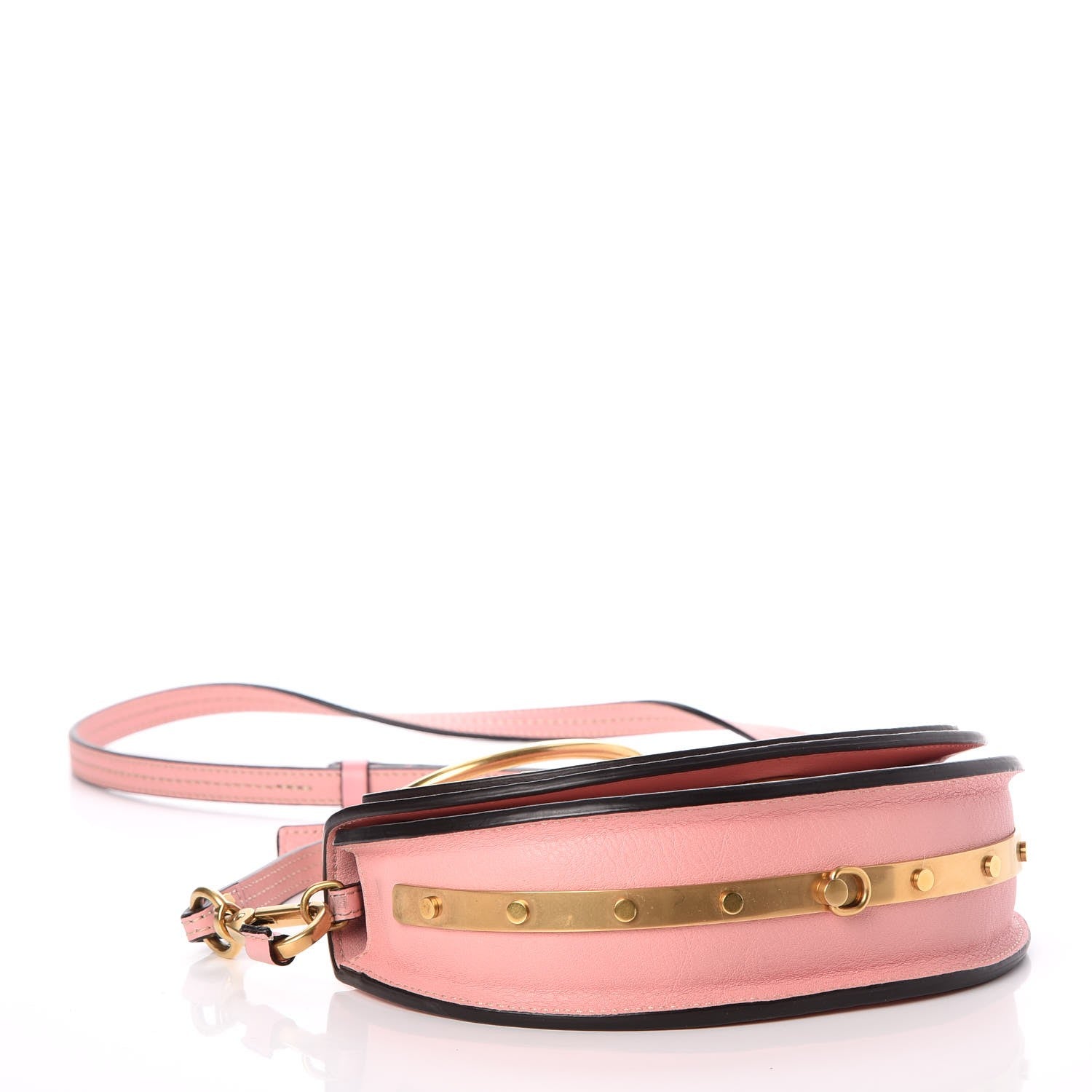 Chloe Calfskin Small Nile Bracelet Minaudiere Bag Washed Pink 4 of 11