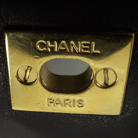 Chanel Lambskin Quilted Backpack Black 10 of 11