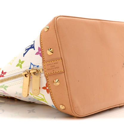Louis Vuitton Monogram Multicolor Alma White 9 of 10