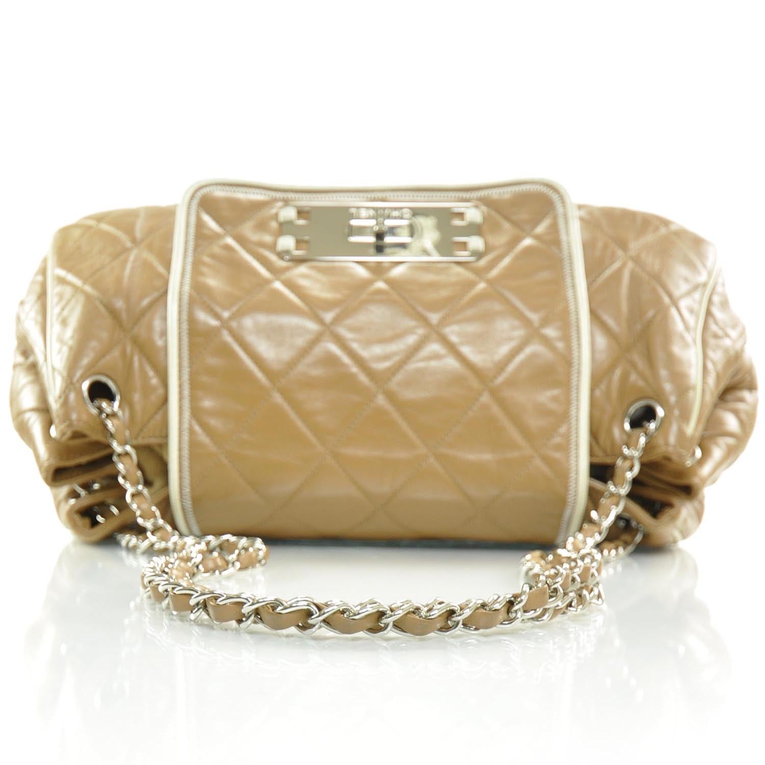 Chanel Lambskin Quilted East West Accordion Flap 6 of 9