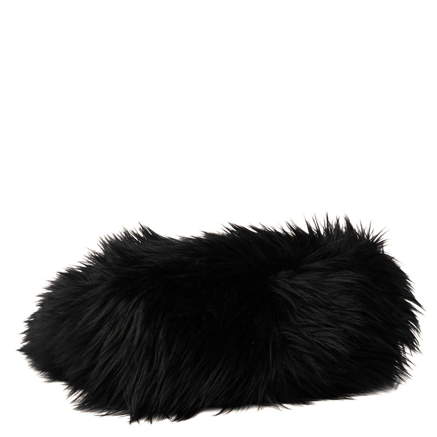Faux Fur Tote Black