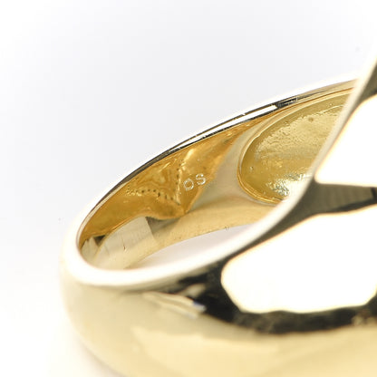 David Yurman 18K Yellow Gold Diamond 14mm Quatrefoil Ring 51 5.75 5 of 6