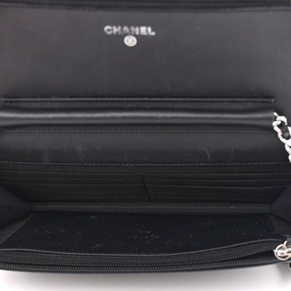 Chanel Caviar Timeless CC Wallet on Chain WOC Black 6 of 15