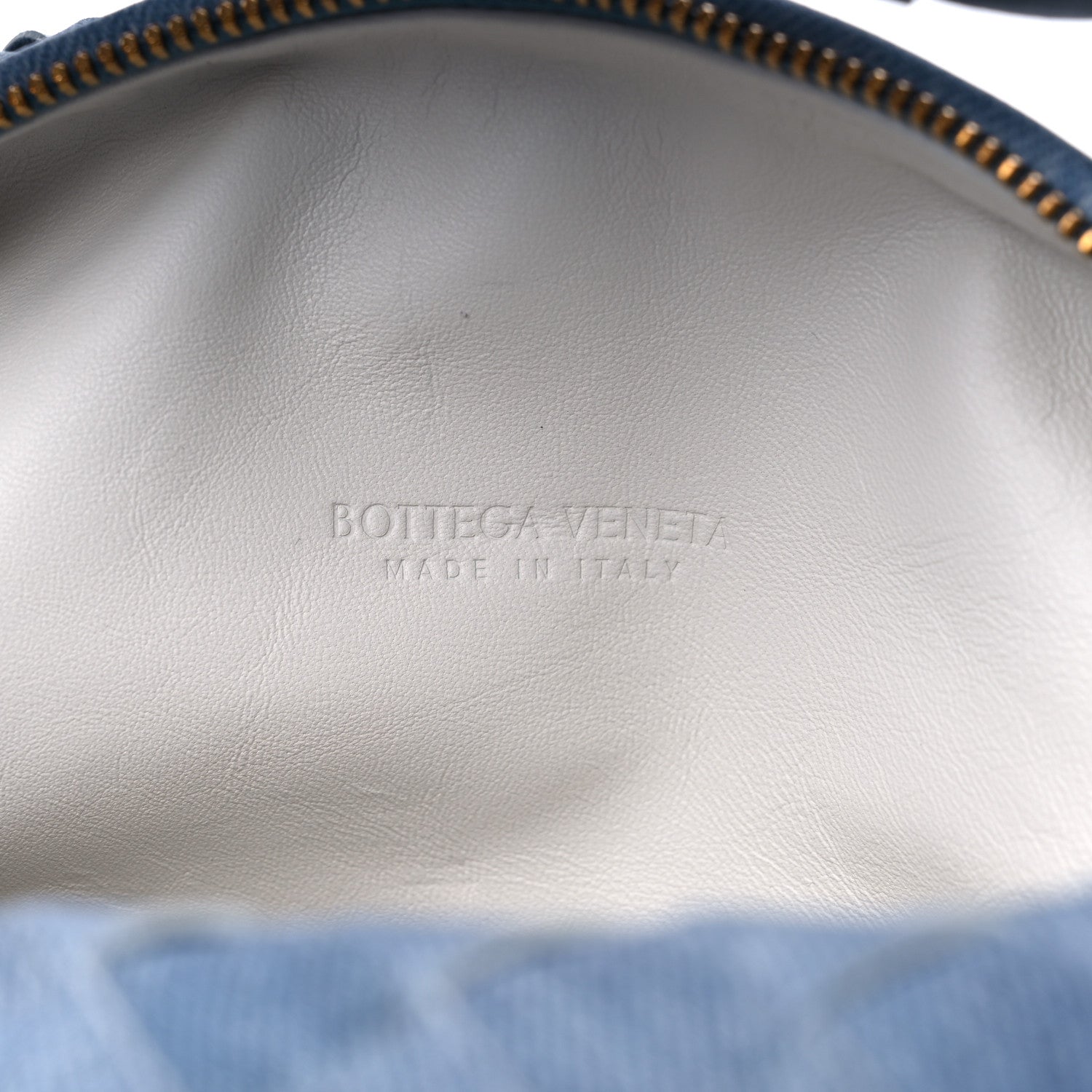 Bottega Veneta Nappa Denim Effect Intrecciato Teen Jodie Hobo Denim 6 of 8