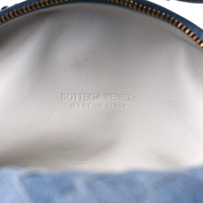 Bottega Veneta Nappa Denim Effect Intrecciato Teen Jodie Hobo Denim 6 of 8