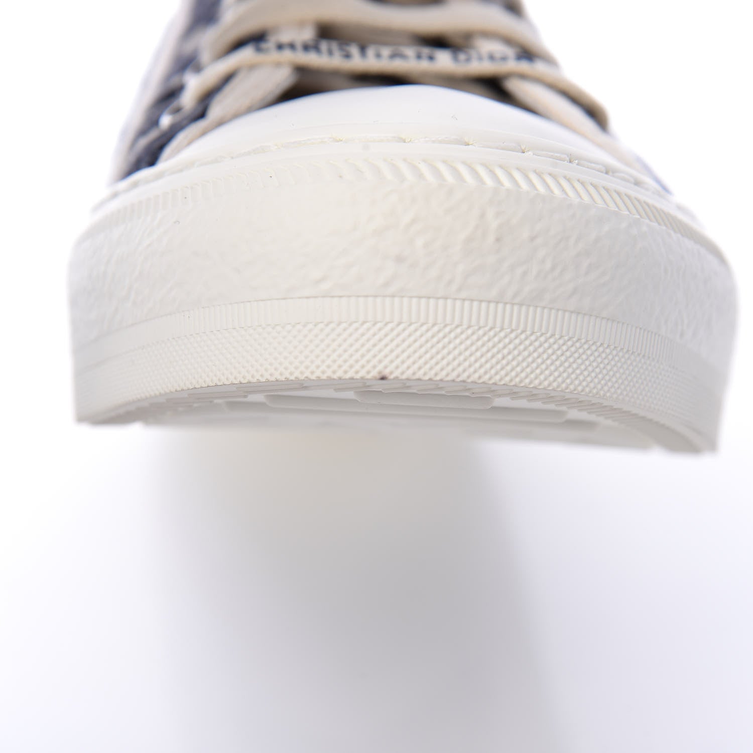 Christian Dior Canvas Oblique Walk'N'Dior Low Top Sneakers 40 Deep Blue 8 of 9