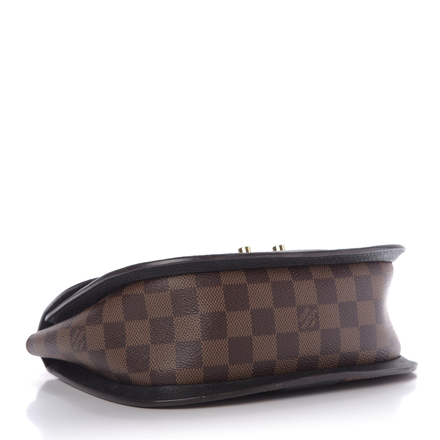Louis Vuitton Damier Ebene Cuir Taurillon Wight Black 5 of 9