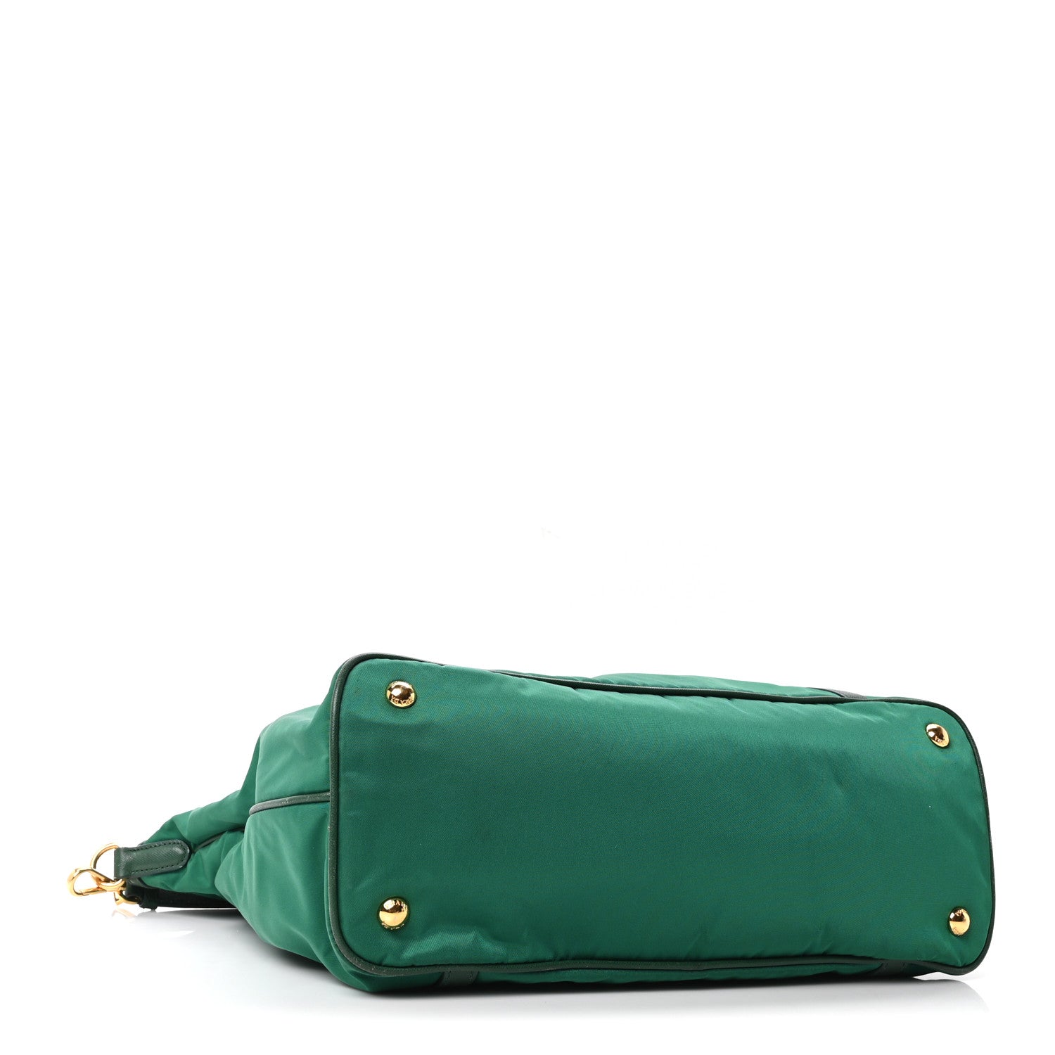 Prada Tessuto Nylon Saffiano Tote Oleandro 4 of 10