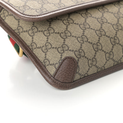 Gucci GG Supreme Monogram Neo Vintage Web Belt Bag Brown 8 of 9