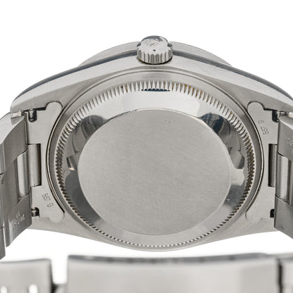Rolex Stainless Steel 34mm Oyster Perpetual Date Watch Blue 15210 4 of 4