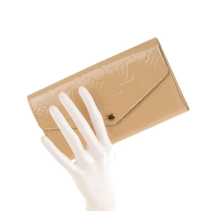 Louis Vuitton Vernis Sarah Wallet NM Dune 2 of 6