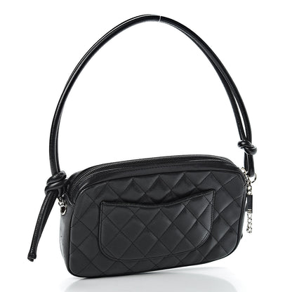 Chanel Calfskin Quilted Cambon Pochette Black 3 of 15