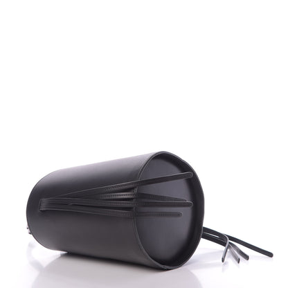 Mansur Gavriel Calfskin Fringe Bucket Bag Black 4 of 9