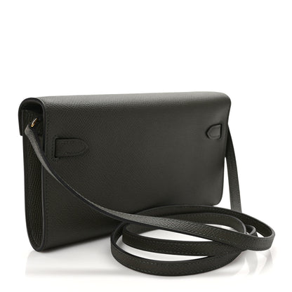 Hermes Epsom Kelly Wallet To Go Vert De Gris 3 of 8