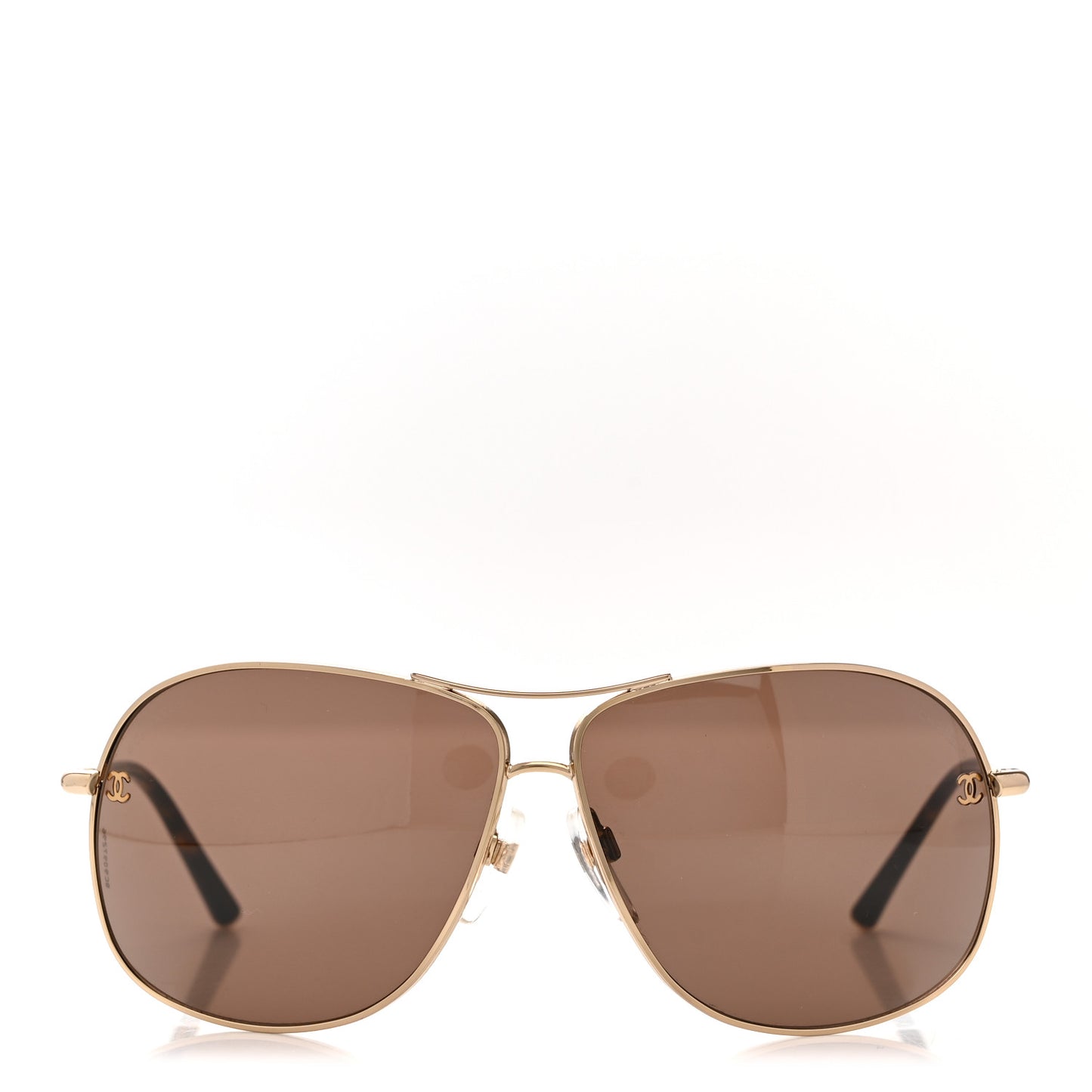 Metal CC Aviator Sunglasses 4193 Gold Havana Gold Havana