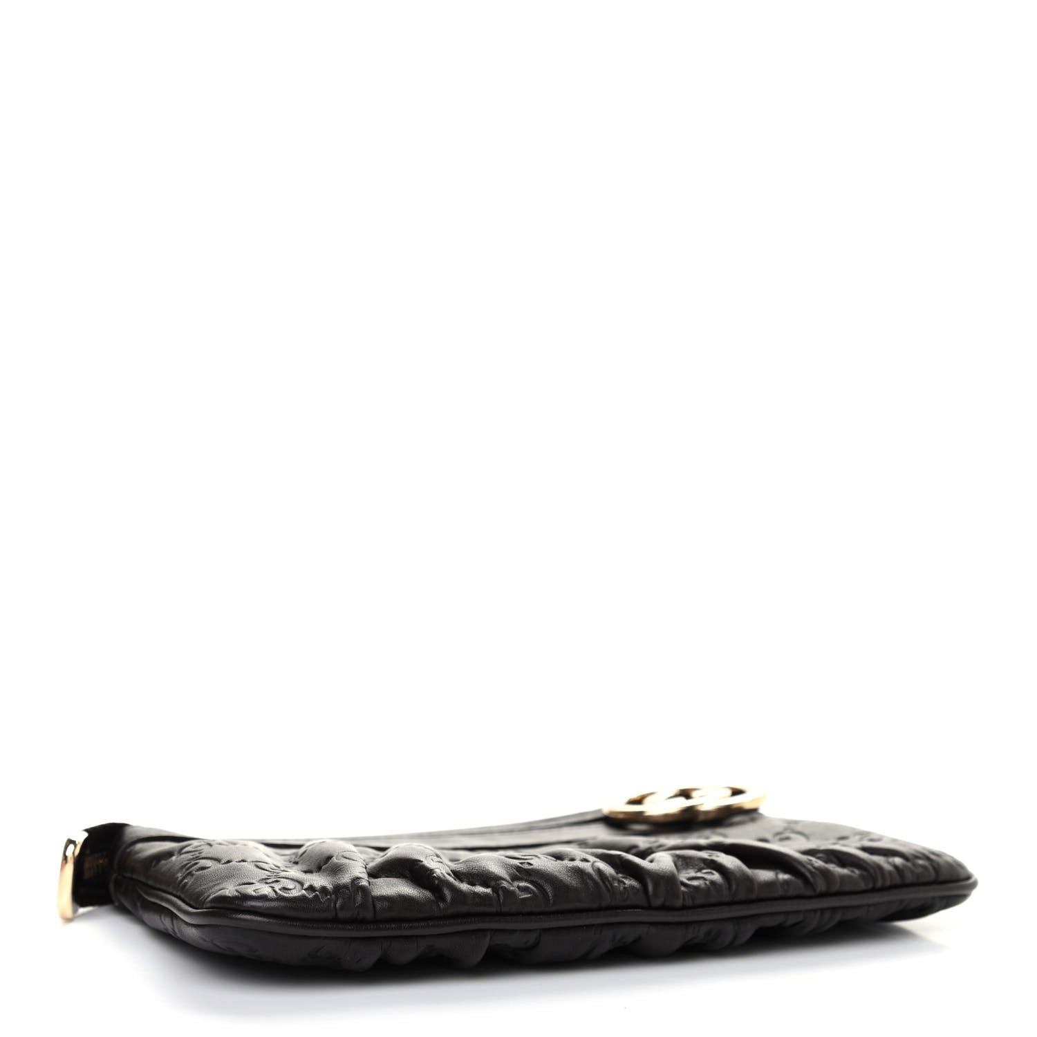 Gucci Guccissima Signature New Britt Wristlet Chocolate 3 of 4