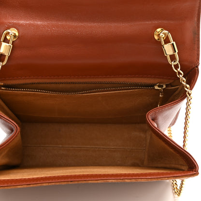 MCM Visetos Flap Shoulder Bag Cognac 4 of 10