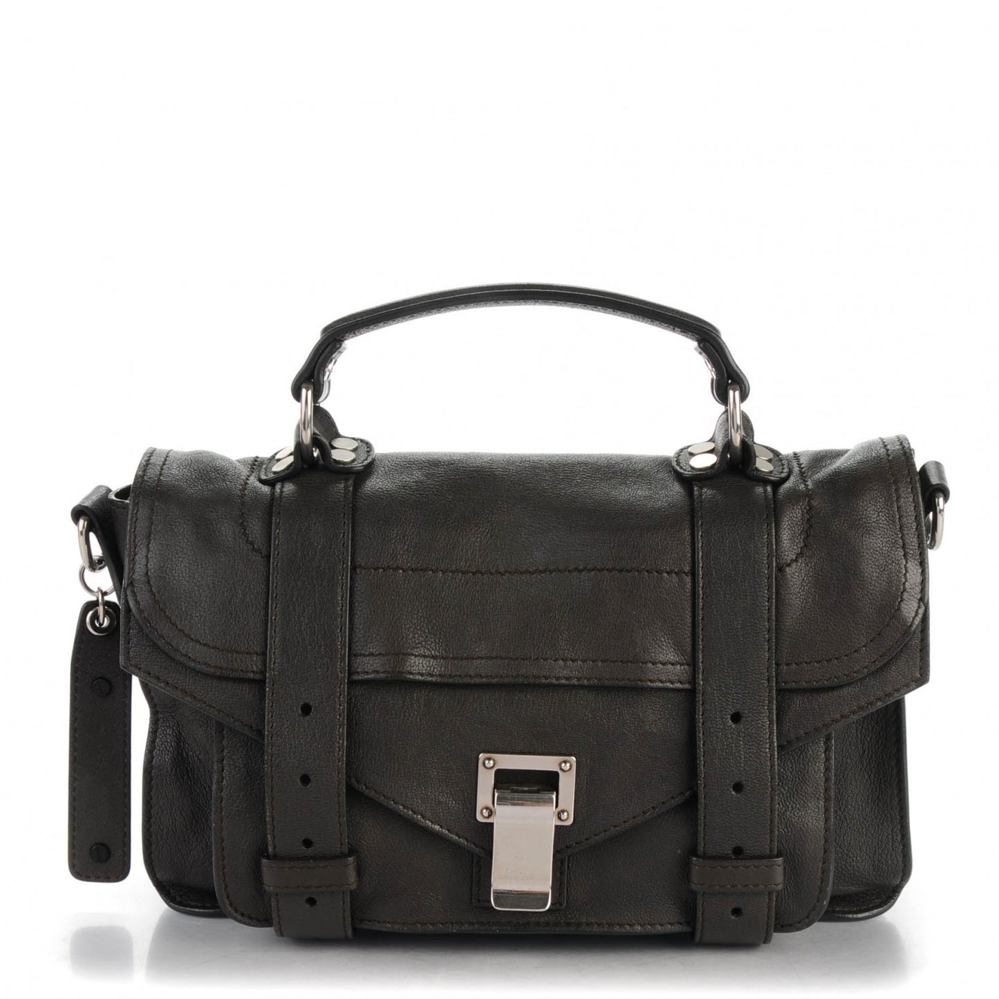 Lambskin Tiny PS1 Satchel Black