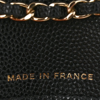 Chanel Caviar Quilted Mini Chain Belt Bag Black 7 of 11