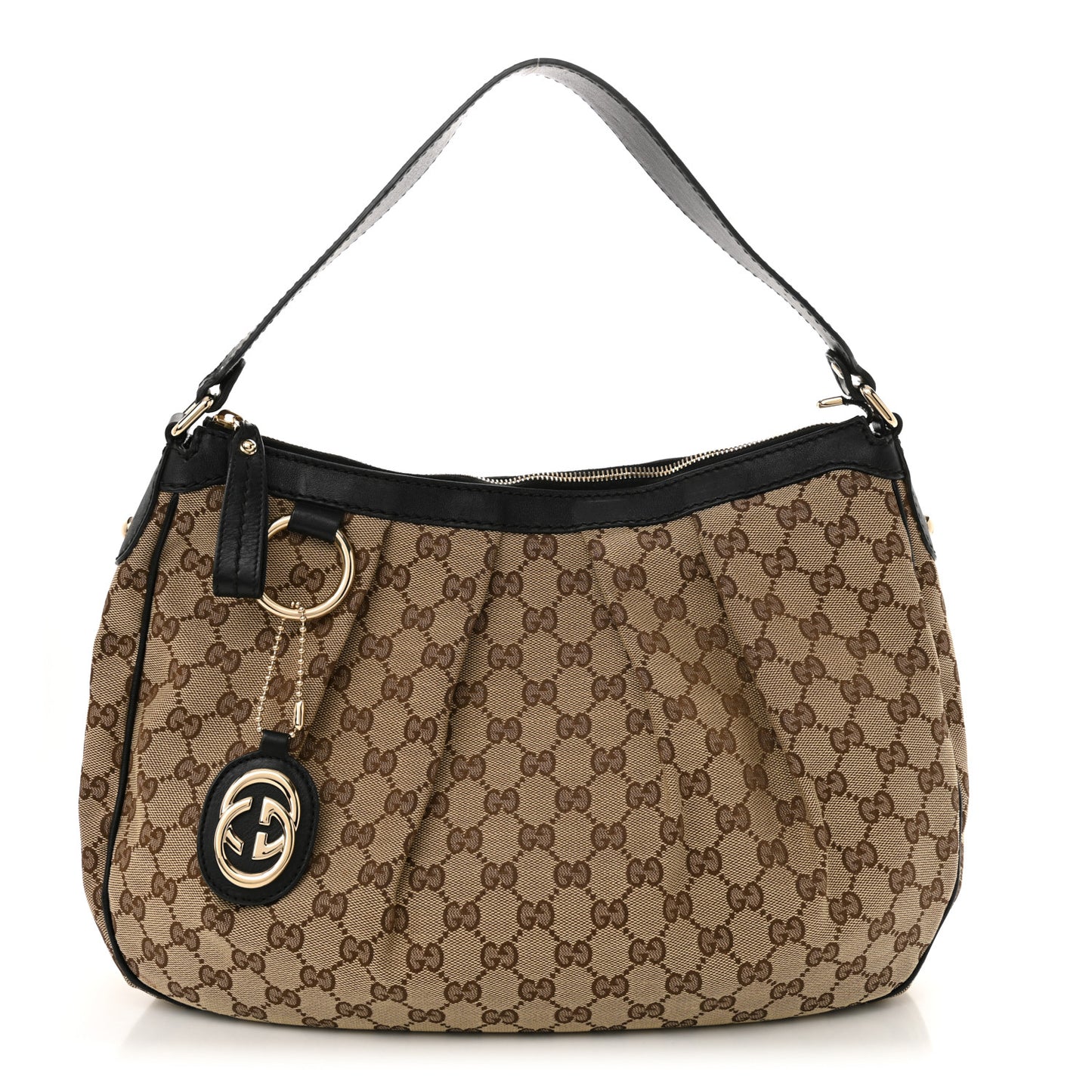 Monogram Medium Sukey Hobo Dark Brown