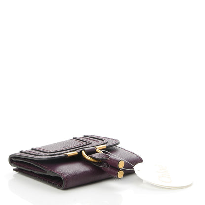 Chloe Grained Calfskin Marcie Square Wallet Intense Violine 4 of 8