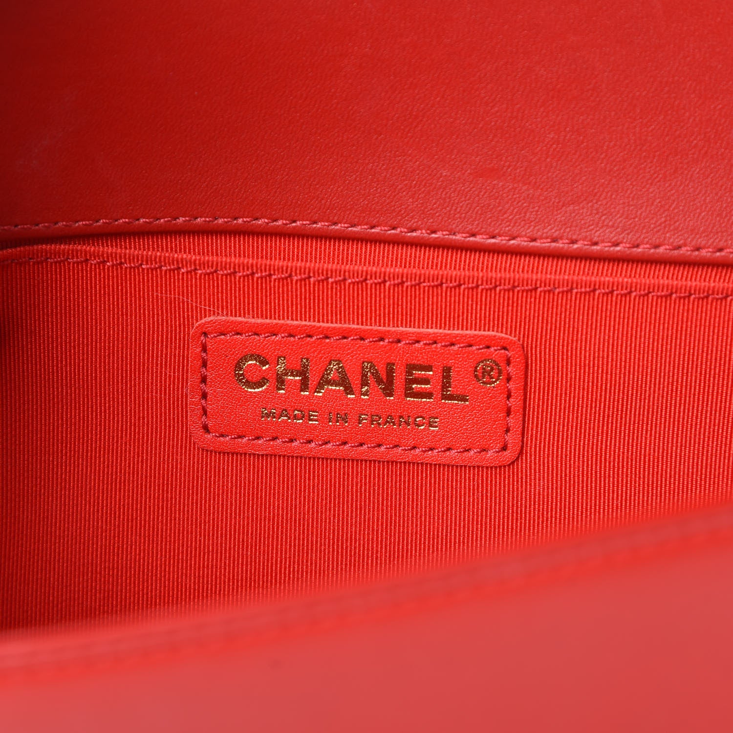 Chanel Lambskin Quilted Medium Boy Flap Red 6 of 11