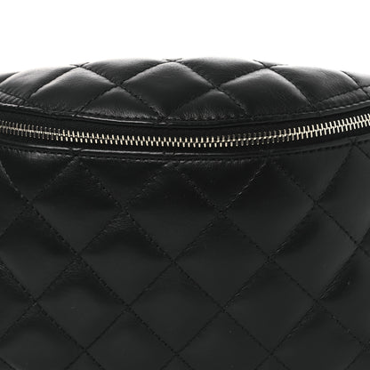 Chanel Calfskin Quilted Waist Belt Bag Black 8 of 11
