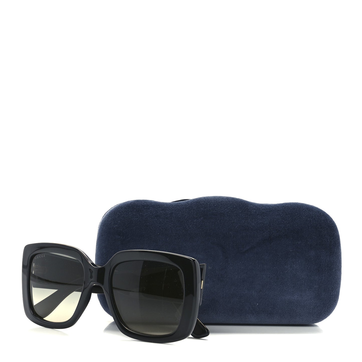 Acetate Square Frame Sunglasses GG0141S Black