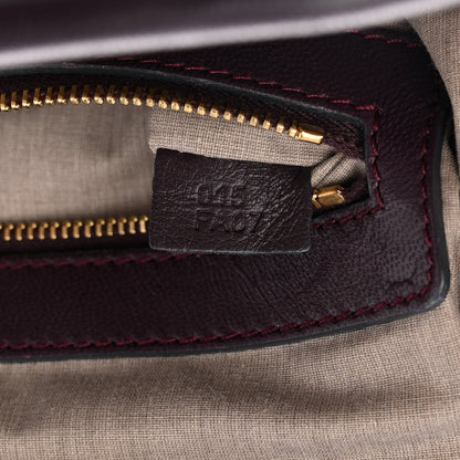 Marc Jacobs Metallic Calfskin Quilted The Kid Stam Plum 7 of 10