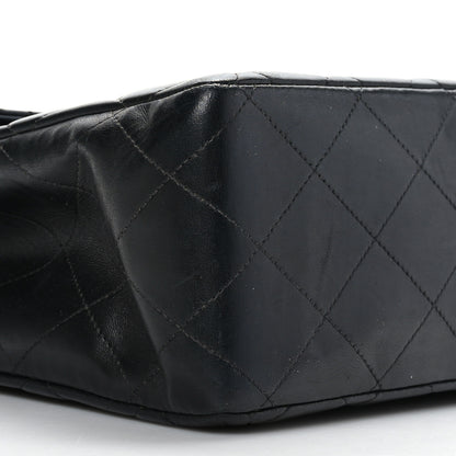 Chanel Lambskin Quilted Jumbo Single Flap Black 8 of 9