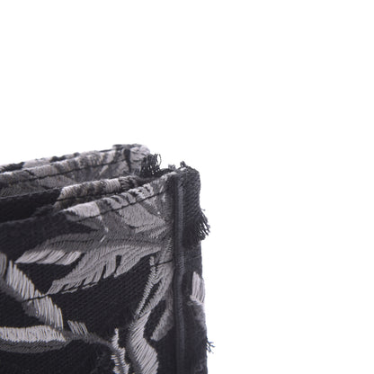 Christian Dior Canvas Embroidered Medium Camouflage Flowers Book Tote Black Multicolor 12 of 17