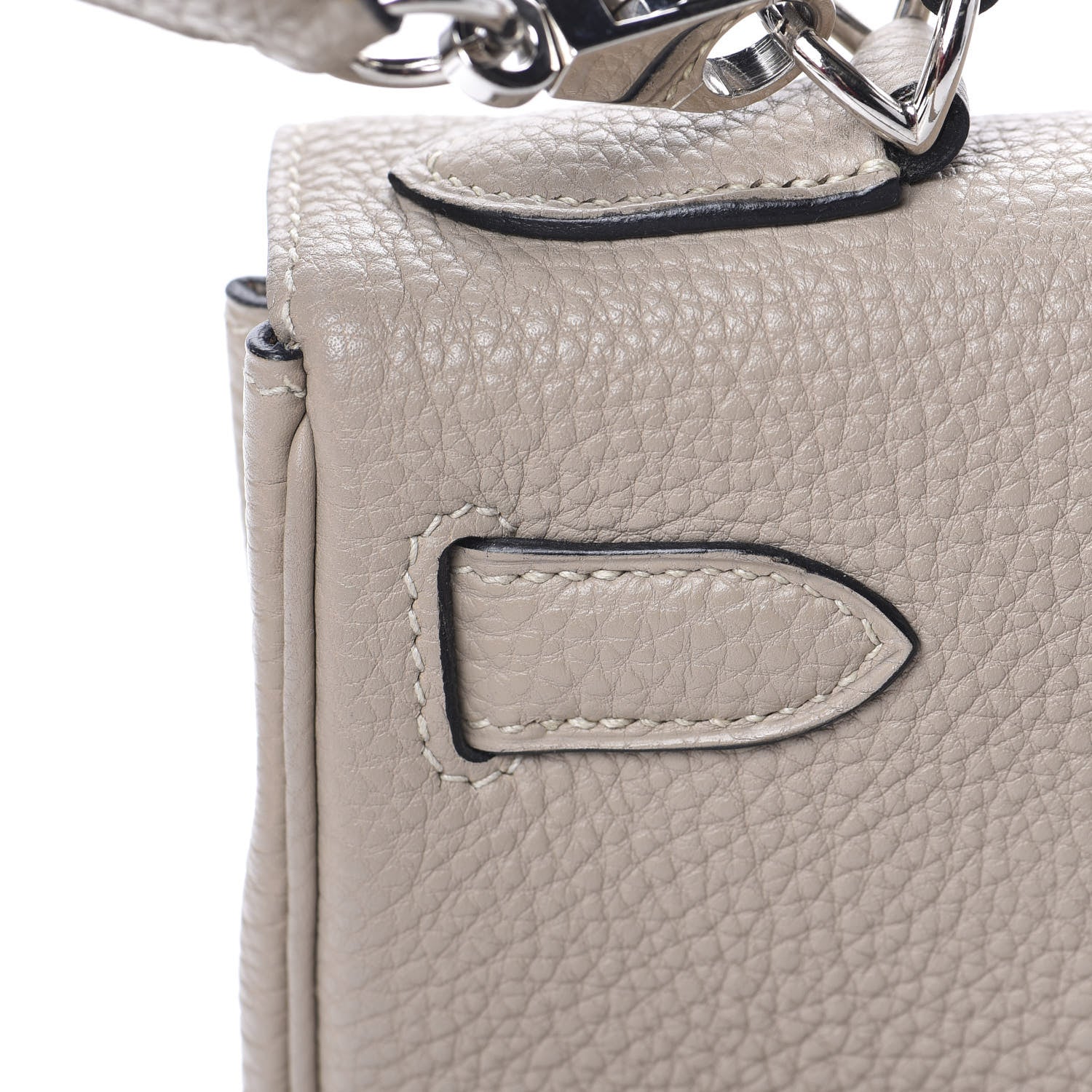 Hermes Togo Kelly Retourne 28 Gris Tourterelle 27 of 33