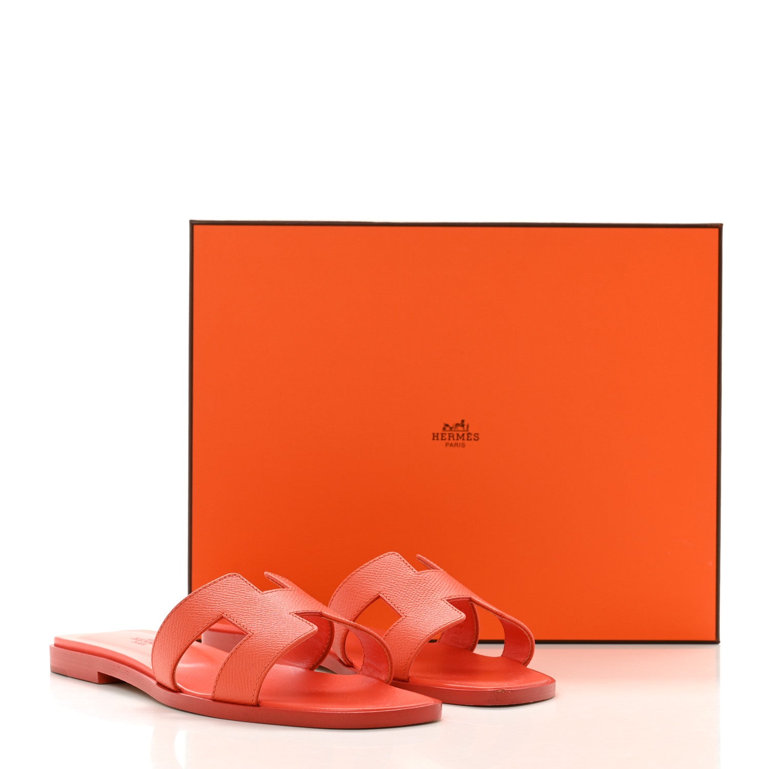 Hermes Epsom Oran Sandals 36 Orange Poppy 9 of 9