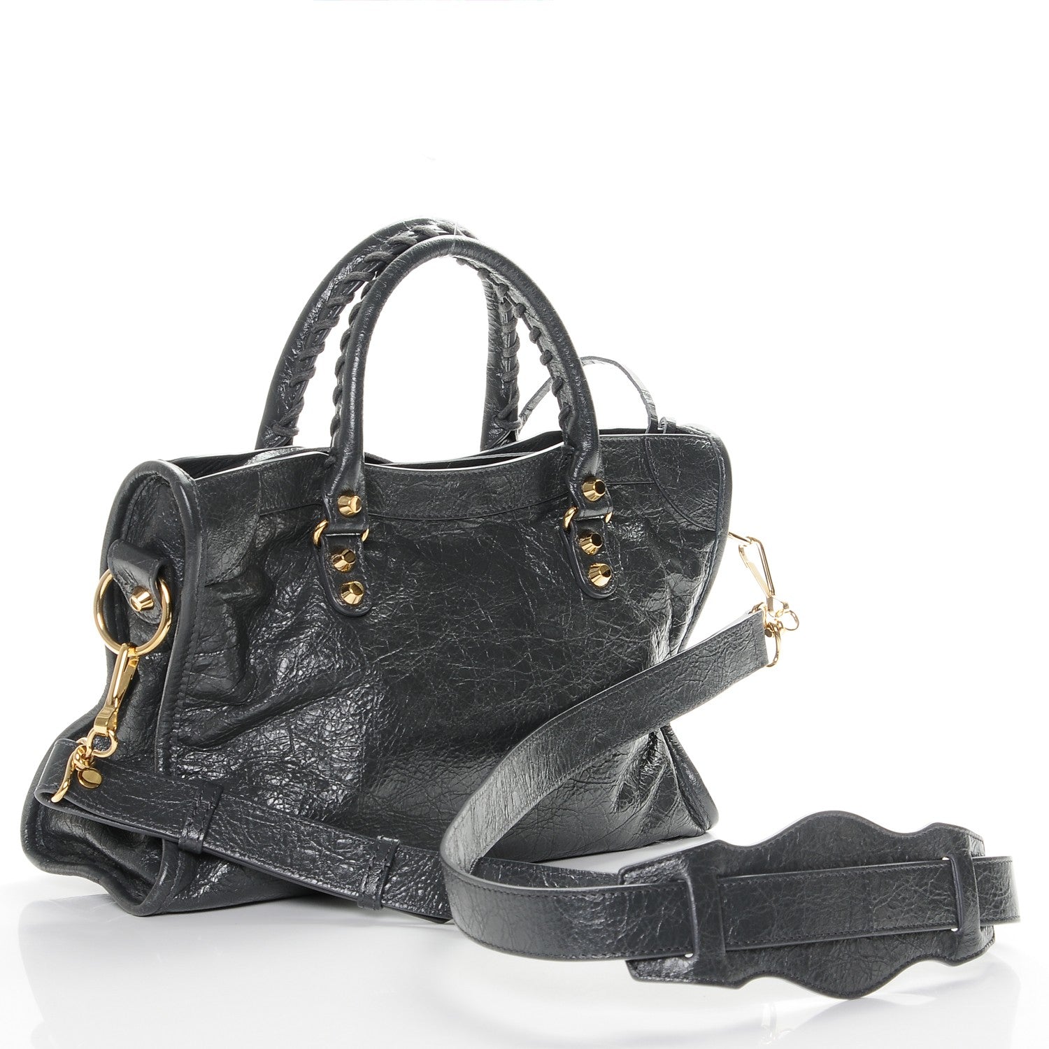 Balenciaga Agneau Classic Gold Hardware S City Gris Fossile 3 of 7