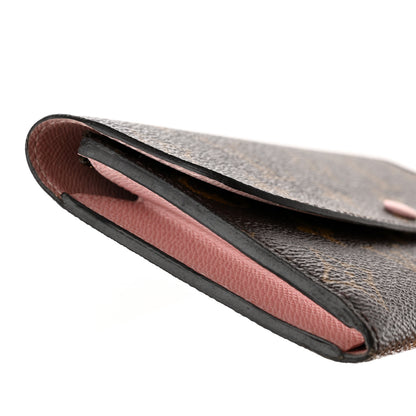 Louis Vuitton Monogram Emilie Wallet Rose Ballerine 9 of 13