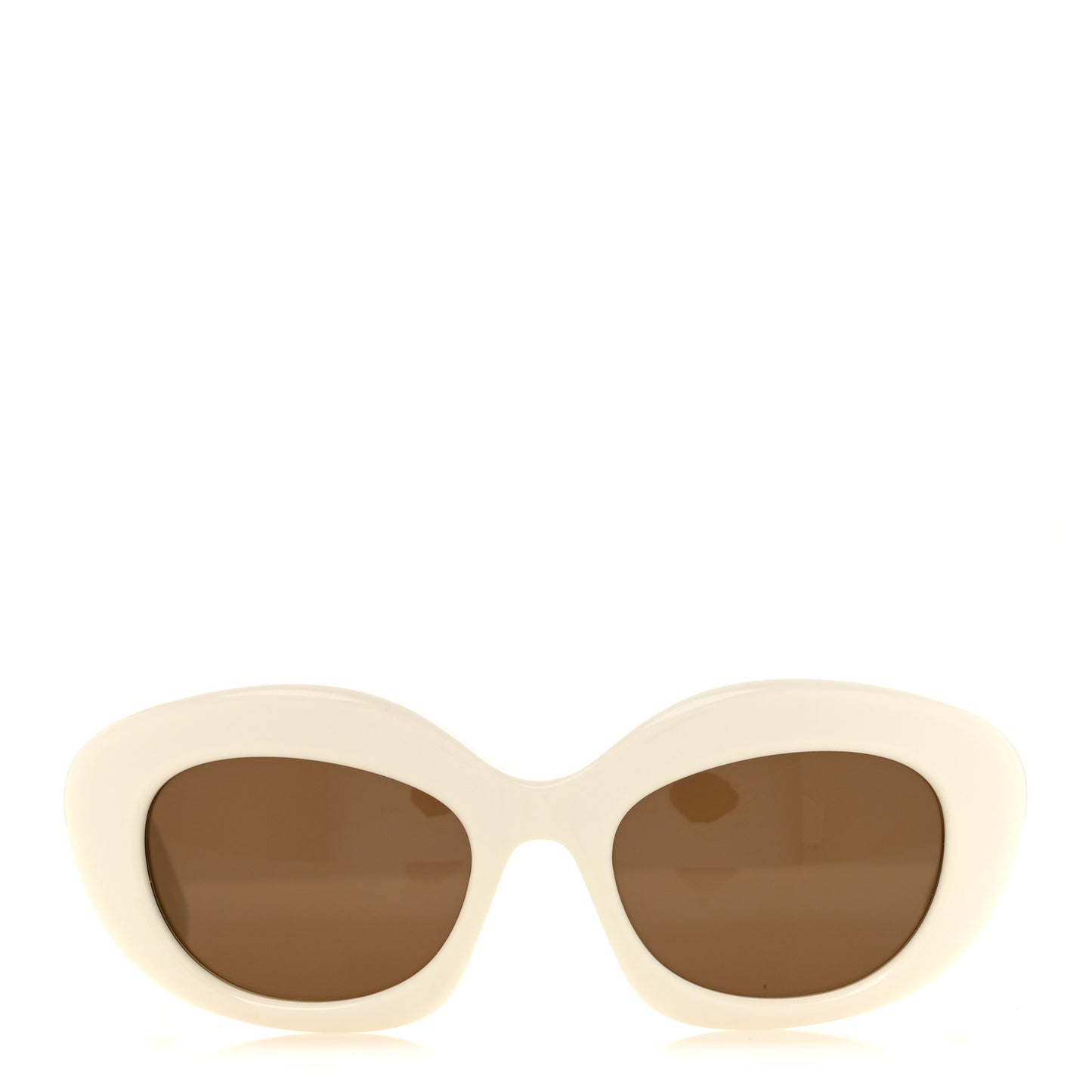 Acetate Curvy Sunglasses LW40153I White