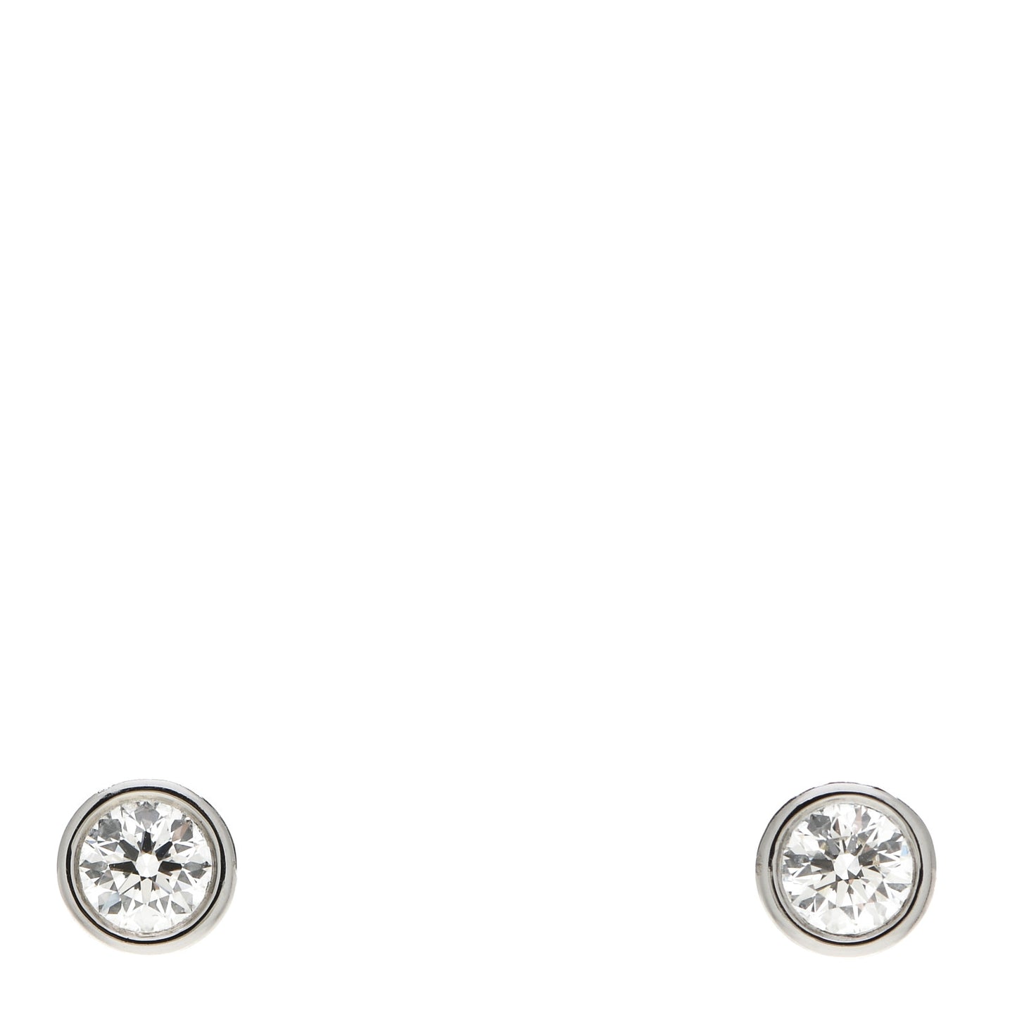 Platinum Diamond .50ctw Elsa Peretti Diamonds By The Yard Earrings