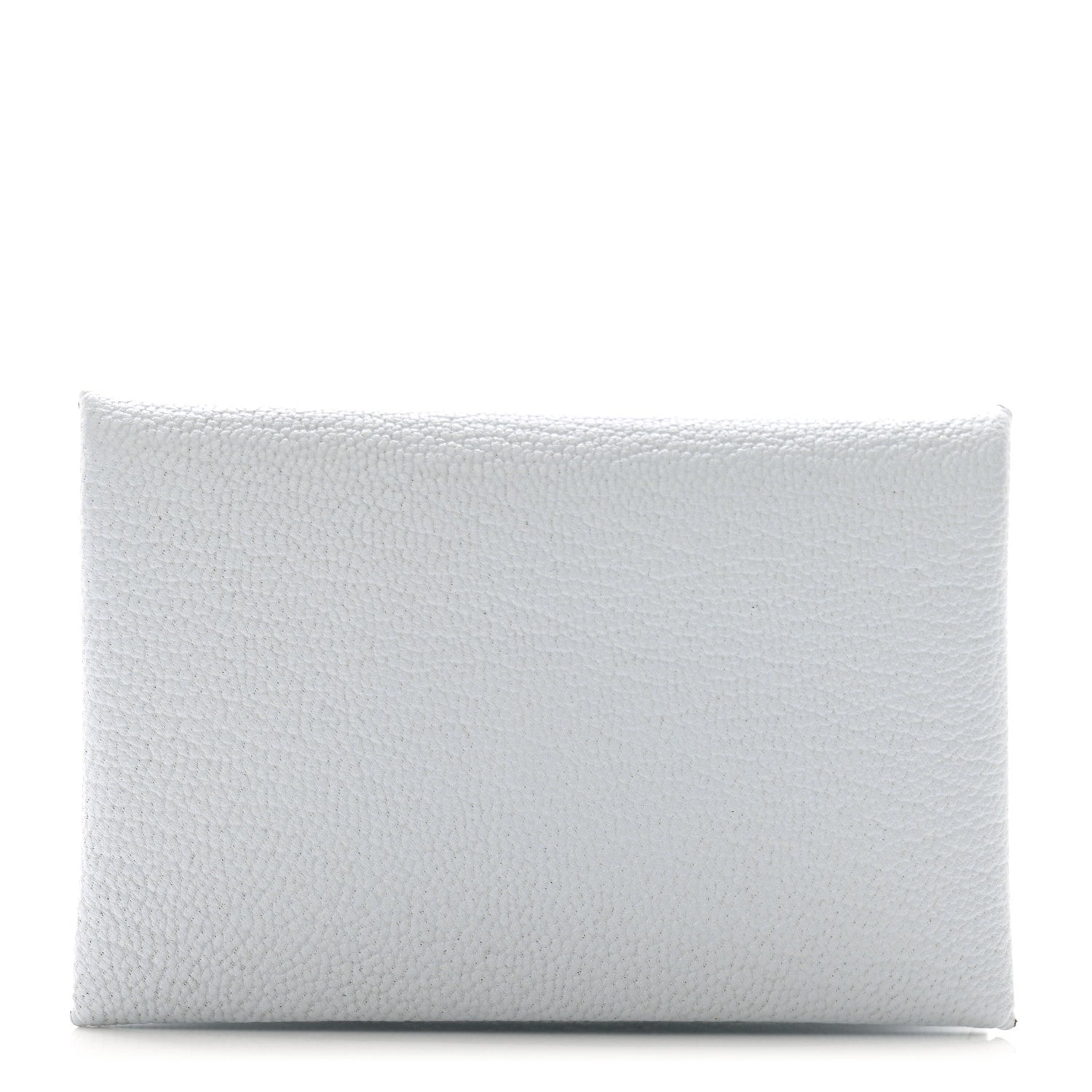 Hermes Chevre Mysore Verso Calvi Card Case Bleu Brume Cuivre 1 of 8