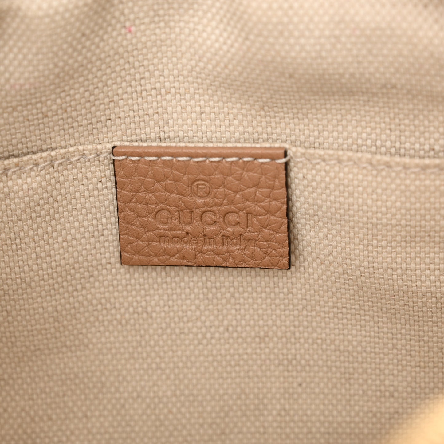 Pebbled Calfskin Small Soho Disco Bag Camelia