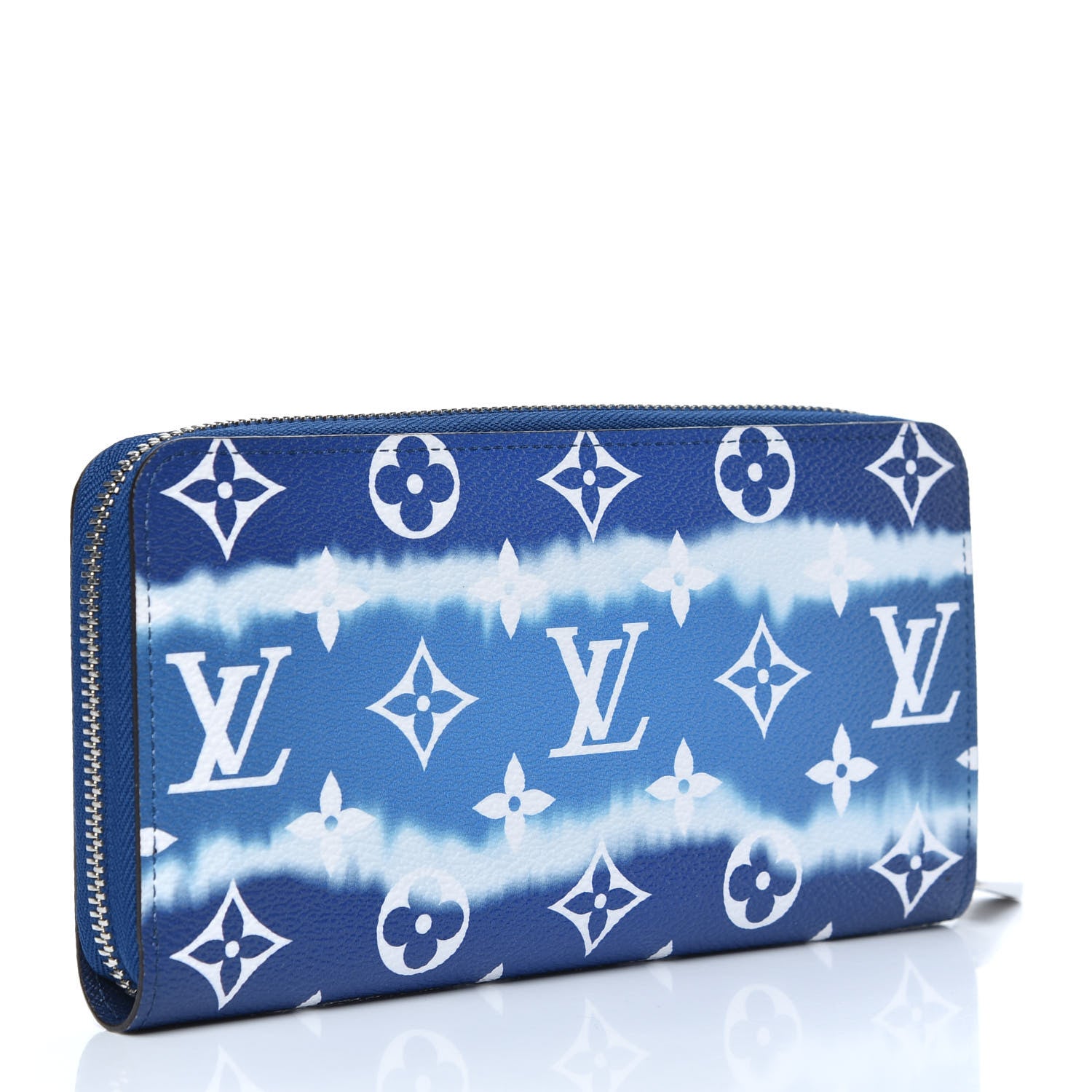 Louis Vuitton Monogram Escale Zippy Wallet Blue 3 of 6