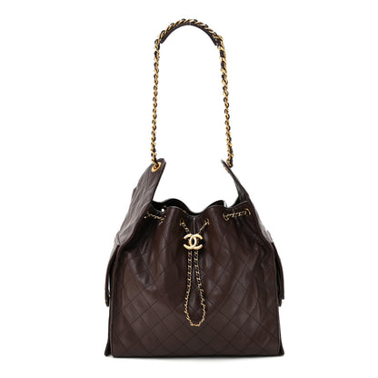 Chanel Caviar Quilted Medium Chanel 25 Handbag Dark Brown 1 of 13