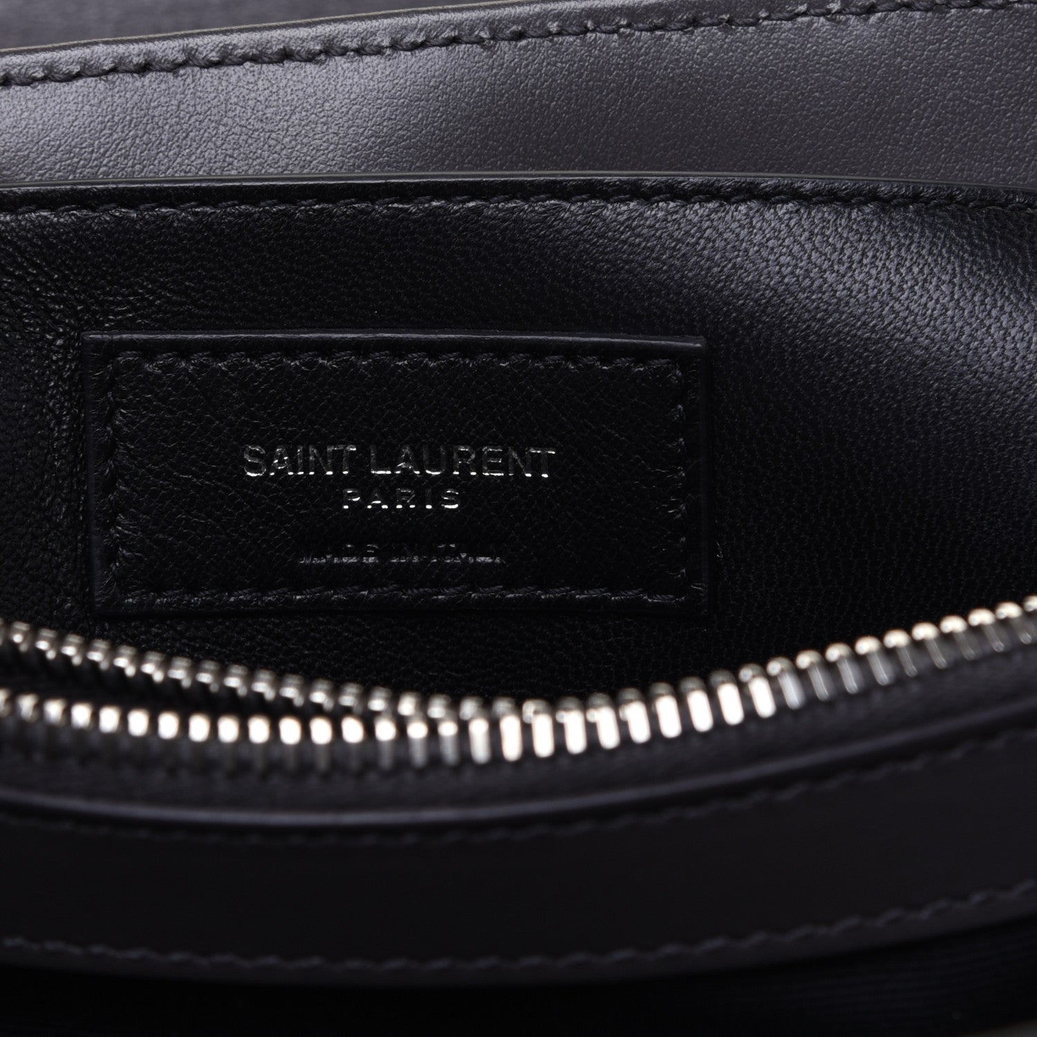 Saint Laurent Calfskin Y Quilted Monogram Small Loulou Chain Satchel Asphalt 9 of 14