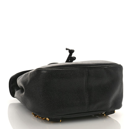 Chanel Caviar CC Backpack Black 4 of 10