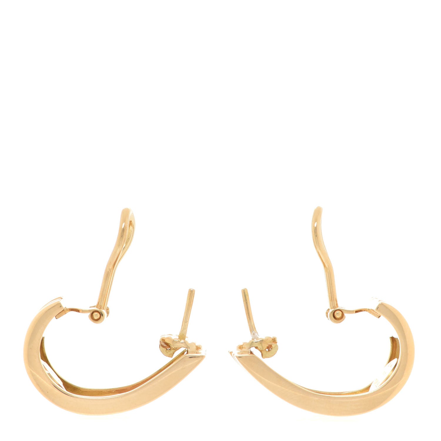 Tiffany 18K Yellow Gold Atlas Earrings 3 of 4
